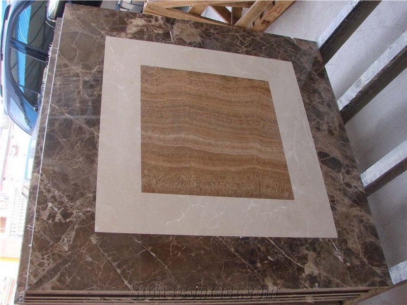 Square Waterjet Medallion