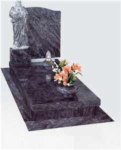 Red Granite Tombstone