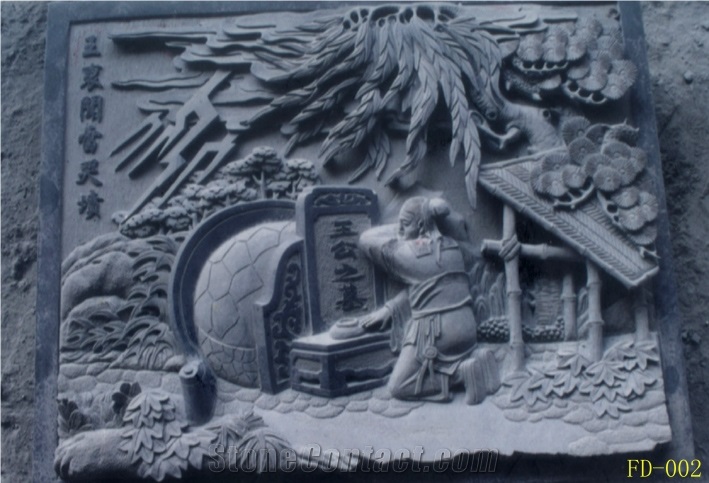 Unique Fiberglass Decorative Embossment, Grey Granite Embossment