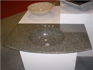 Brown Granite Vanity Top