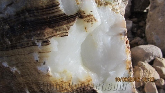 AB6 Onyx Blocks, Iran White Onyx