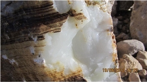 AB6 Onyx Blocks, Iran White Onyx