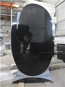 Absolute Black Tombstone, Black Granite Tombstone
