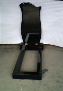 Monument Custom Made, Black Granite Monument