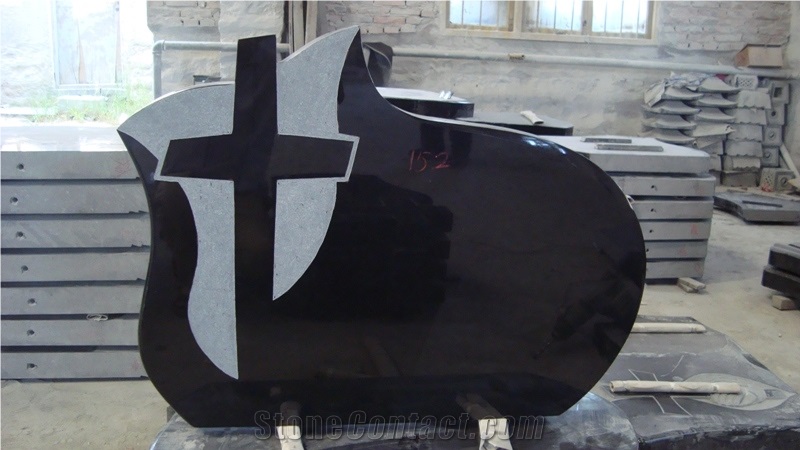 Monument Custom Made, Black Granite Monument