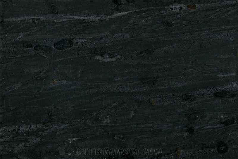 Black Meteorite Granite Slabs, Brazil Black Granite