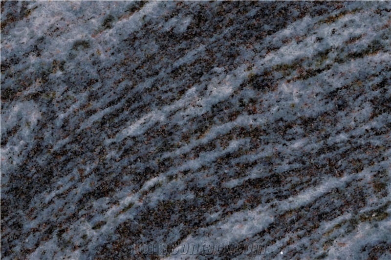 Blue Silk Dark / Pacific Blue Slabs, Silk Blue Granite Slabs