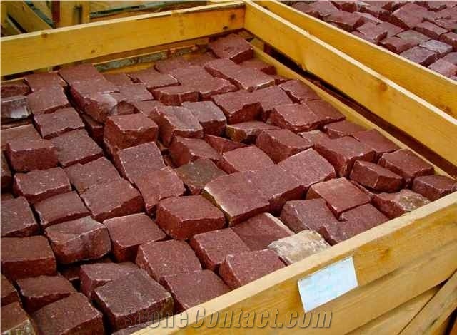 Paving Stone - Red Quatzite, Red Quartzite Paving Stone