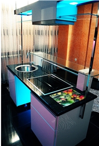 Black Galaxy Granite Countertop