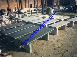 Bench & Table, G341 ,383 ,350 Grey Granite Bench