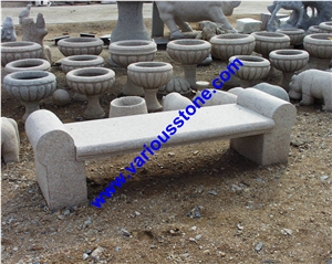 Bench & Table, G341 ,383 ,350 Grey Granite Bench