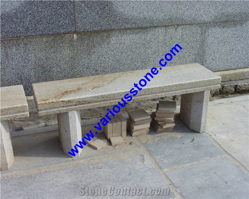Bench & Table, G341 ,383 ,350 Grey Granite Bench