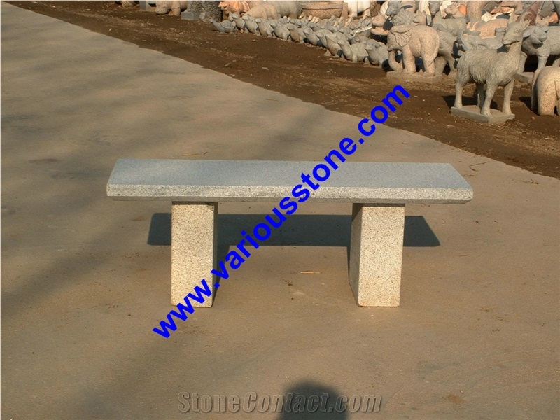 Bench & Table, G341 ,383 ,350 Grey Granite Bench