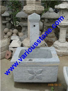 G341 ,383 ,350 Grey Granite Fountains