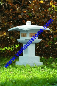 Grey Granite Japanese Lantern