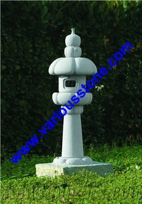 G341 ,383 ,350 Grey Granite Japanese Lantern