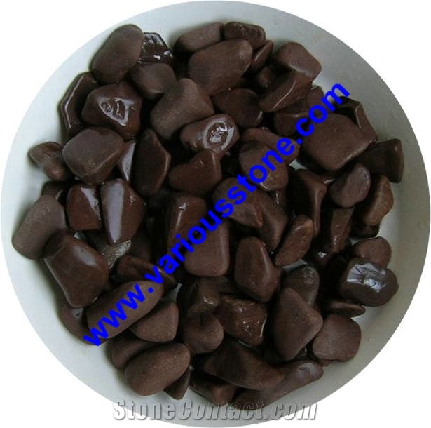 G341 ,383 ,350 Black Granite Pebbles