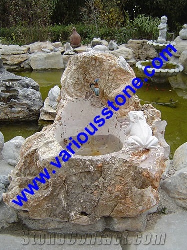 Fountain, Stone Fountain, Garden Fountain, G341 ,383 ,350 Grey Granite Garden Fountain