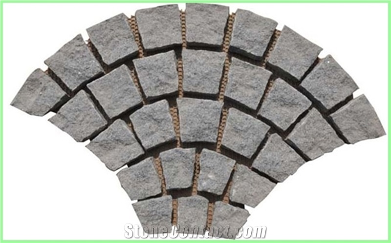 Fan Pattern Back Mesh Paving Stone,Landscaping Stone