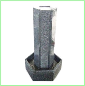 Fountain,Landscaping Stones, ,Granite Grey Basalt Fountain