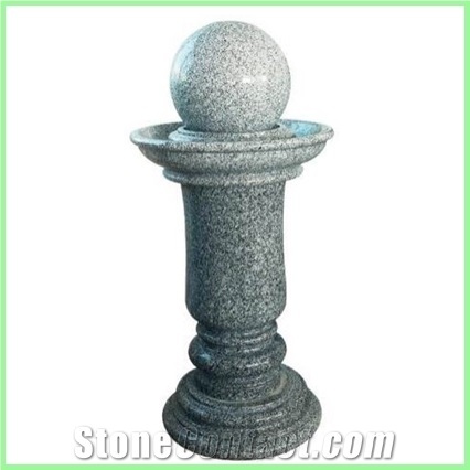 Fountain,Stone Balls,Landscaping Stones, ,Granite White Fountain