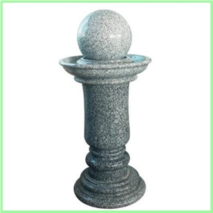 Fountain,Stone Balls,Landscaping Stones, ,Granite White Fountain