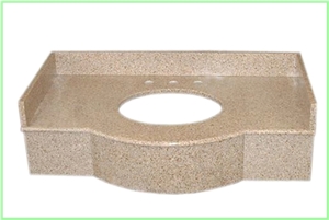 G682/Sandy Gold/Sunset Gold/Desert Gold Vanity Top, G682 Granite Yellow Travertine Vanity Top G682/Sandy Gold/Sunset Gold/Desert Gold Vanity Top, G682 Granite Yellow Travertine Vanity Top