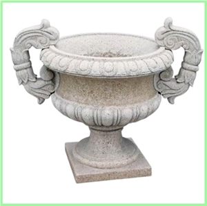 Granite Flower Pot,Planters,Landscaping Stone