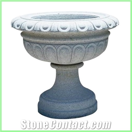 Granite Flower Pot,Planters,Landscaping Stone