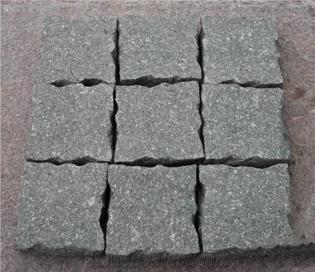 Green Porphyry Cube Stone,Paving Stone,Landscaping