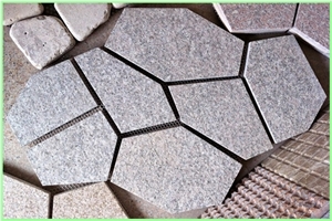 Irregularity Back Mesh Paving Stone,Landscaping St