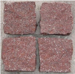 Red Porphyry Cube Stone,Paving Stone,Landscaping S