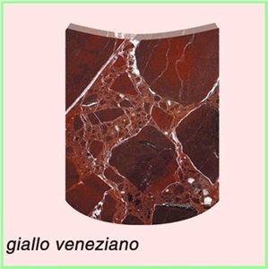 Roman Column Curved Plates,Building Stone, Arabescato Faniello White Marble Roman Column