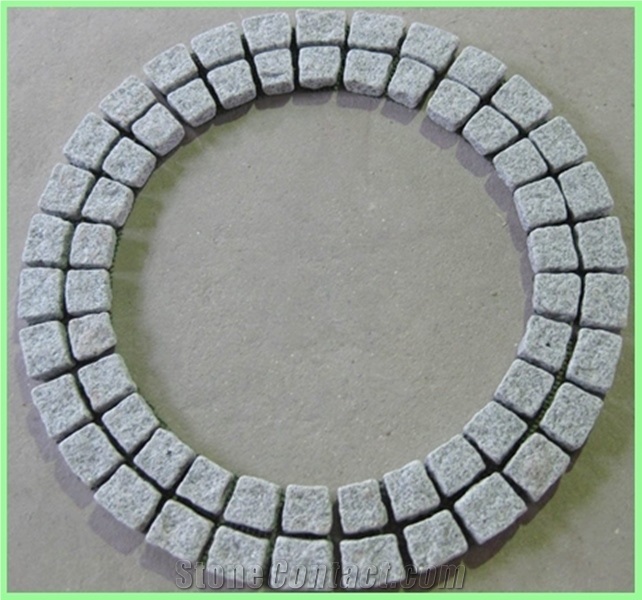 Round Pattern Back Mesh Paving Stone,Landscaping S