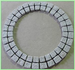 Round Pattern Back Mesh Paving Stone,Landscaping S