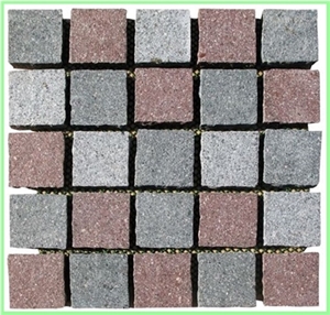 Square Pattern Back Mesh Paving Stone,Landscaping Porphyry , Granite Paving Stone Square Pattern Back Mesh Paving Stone,Landscaping Porphyry , Granite Paving Stone