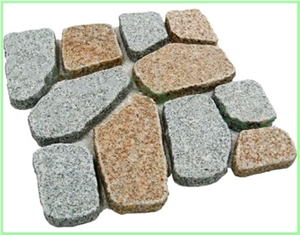 Square Pattern Back Mesh Paving Stone,Landscaping Porphyry Granite Paving Stone Square Pattern Back Mesh Paving Stone,Landscaping Porphyry Granite Paving Stone