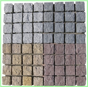 Square Pattern Granite Mesh Paving Stone