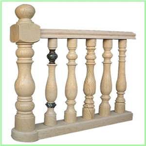 Stone Balusters & Stone Railing & Marble Balustrad, ,Granite Beige Balustrade