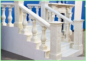 Stone Balusters & Stone Railing & Marble Balustrad, ,Granite Beige Balustrade