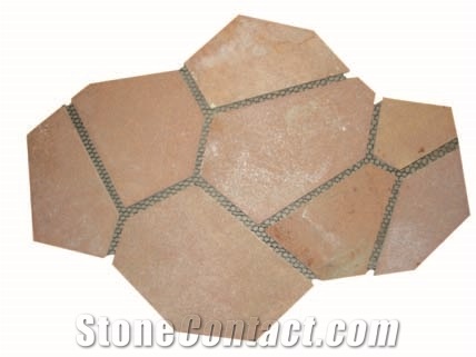 Flagstone Mats Slate, Pink Slate Flagstone