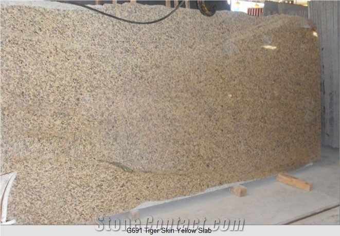 G691 Granite Slab - Tiger Skin Yellow