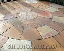Rainbow Sandstone Patio Pavers