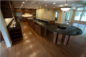 Blue in the Night Granite Countertops, Blue in the Night Black Granite Countertops
