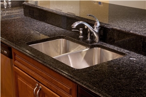 Blue in the Night Granite Countertops, Blue in the Night Black Granite Countertops