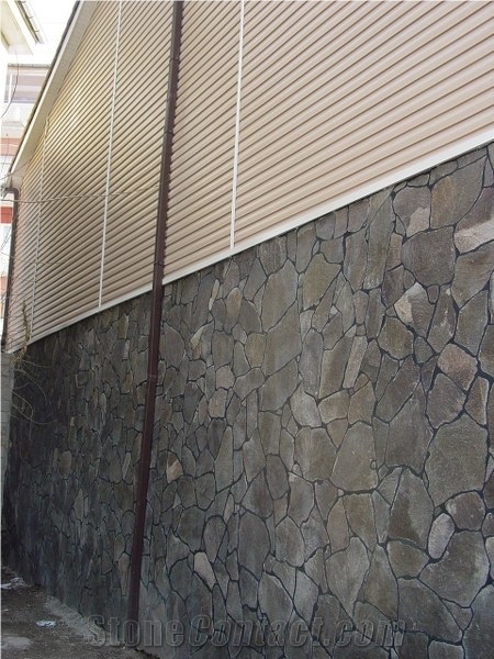 Applications Of Basalt Walling Stone, Black Basalt Walling