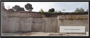 Travertino Romano Classico Blocks, Travertino Romano Travertine Block