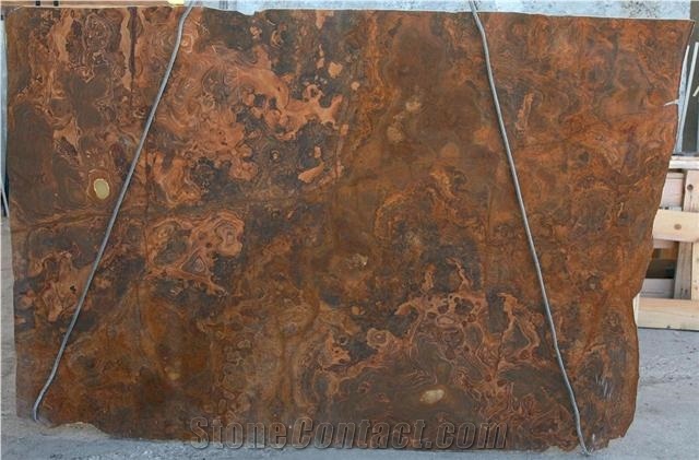Onice Legno, Chocolate Onyx Tiles & Slabs, Brown Onyx Iran Tiles & Slabs