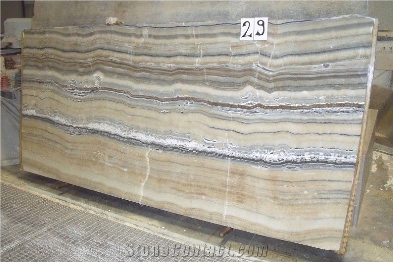 Tiger Onyx Vein Cut Slabs & Tiles, Multicolor Onyx Floor Tiles, Wall Tiles