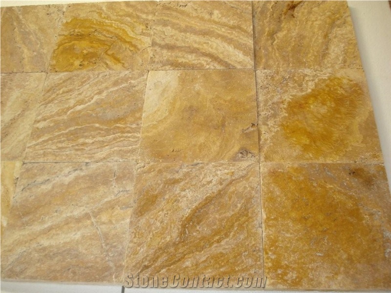 Giallo Yellow Travertine Tiles